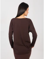 Blúzka RV BZ A1092.47 tmavohnedá