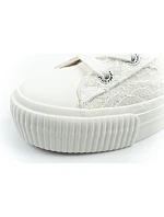 Lee dámske športové topánky Isla trainers white platform lace-up women's