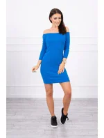 Nevädzové pruhované priliehavé šaty