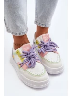 Damskie Sneakersy Eko Skórzane Multikolor Avanalis