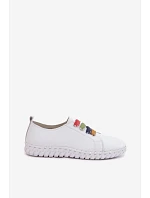Dámske kožené poltopánky Vinceza 95376 White Dámske kožené poltopánky Vinceza 95376 White