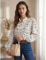 Košeľa LK KS 509972.96 bielo-modrá