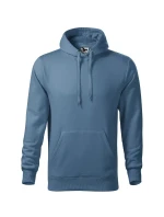 Pánska džínsová mikina s kapucňou