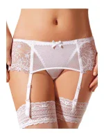 Dámsky podväzkový pás N.32 White - EWANA