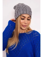 Fleecová čiapka Sonia K201 tmavo šedá