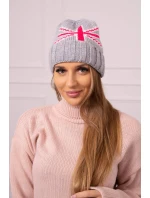Dámska čiapka Meghan K410 svetlo šedá