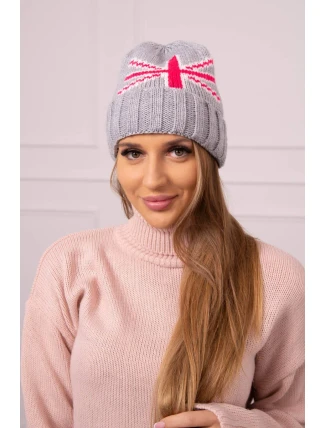 Dámska čiapka Meghan K410 svetlo šedá