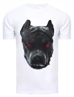 FashionStreet pánske biele tričko RX4939