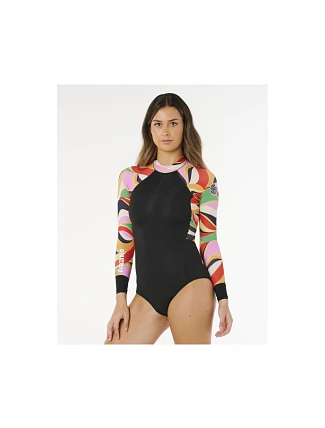 Dámske plavky RIP CURL G-Bomb Tropical Ls Bz Good, viacfarebné Dámske plavky RIP CURL G-Bomb Tropical Ls Bz Good, viacfarebné