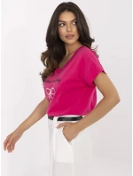 Tričko CLM TS 1727.90 fuchsia