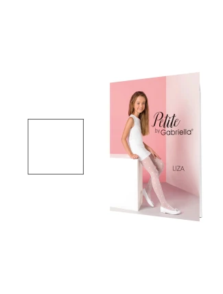 Detské pančuchy Liza Petite 759 biele - Gabriela
