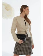 Elegantná kožená bunda JAC0400 beige - Monnari Elegantná kožená bunda JAC0400 beige - Monnari
