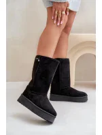 Vysoké tenisky na platforme Big Star OO274895 Black