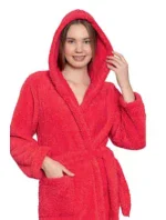 Dámsky župan 3014 červený - CoCoon