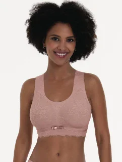 Essential Lace braletka s penovou výstužou 5400 rosewood - Anita Classix