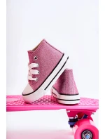 Dziecięce Trampki Wysokie Różowe Catrina