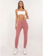 Tepláky CLM DR 0128.05P tmavoružové