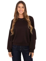 Mikina IT BL 21731.85 tmavohnedá