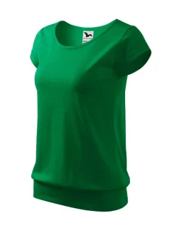 Mestské tričko stredne zelené