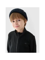 Chlapčenský bežný fleece so stojacím golierom 4F Junior 4FJWMM00TFLEM245-20S