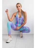 Fitness oblek s rukoväťou fialový