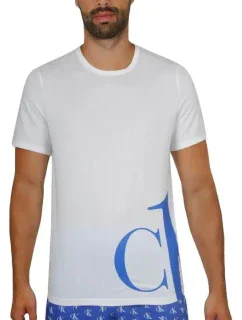 Pánske tričko NM1904E - C66 Kráľovská modrá - Calvin Klein