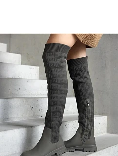 Dámske kombinované čižmy 68140 green - Solea