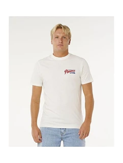 Pánske tričko RIP CURL Desti Animals Tee, biele