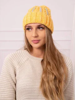 Dámska čiapka Selena K384 horčicová