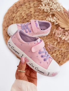 Trampki Dziewczęce Lee Cooper LCW-24-02-2160 Różowe