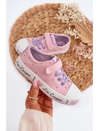 Trampki Dziewczęce Lee Cooper LCW-24-02-2160 Różowe