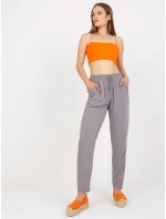 Nohavice D73761M61869L šedé