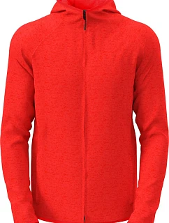 Stedman Lux Knit Fleece Jacket Men Pánska pletená fleecová bunda s kapucňou 05.5460 šarlátovo červená melírovaná