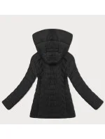 Dámska prešívaná bunda s kapucňou J Style čierna (16M9238-392) Dámska prešívaná bunda s kapucňou J Style čierna (16M9238-392)