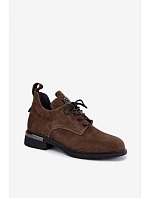 Dámske kožené topánky Vinceza 89151 Khaki