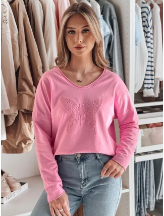 Dámska blúzka oversize FLOFLY ružová FashionStreet RY2784