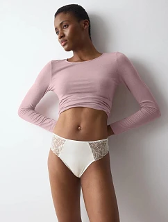 Nohavičky Pretty Modal Tai v smotanovej farbe Silk White – TRIUMPH