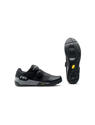 Cyklistické topánky NORTHWAVE Overland Plus – čierne Cyklistické topánky NORTHWAVE Overland Plus – čierne