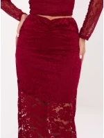 Sukňa MI SD G9137.16P bordová