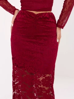 Sukňa MI SD G9137.16P bordová