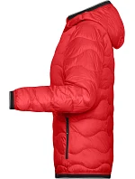 Daiber JN 1155 Dámska prešívaná bunda 02.1155 červená/čierna