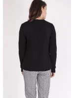 Victoria SWE 123 Sveter čierny - MKMSwetters Victoria SWE 123 Sveter čierny - MKMSwetters