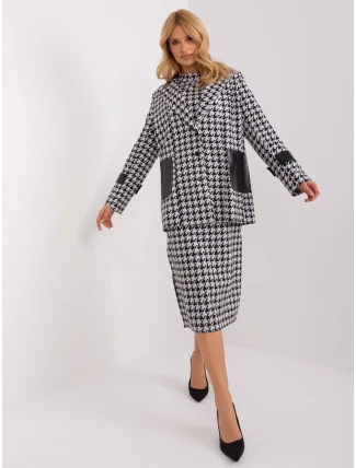 Bunda LK MA 509511.99 biela a čierna