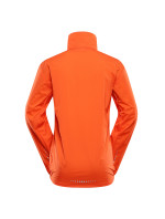 Detská ultraľahká bunda s dwr úpravou ALPINE PRO SPINO pikantne oranžová