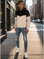Pánska základná mikina s kapucňou čierna FashionStreet BX5881