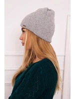 Čiapka Agata K222 svetlo šedá Čiapka Agata K222 svetlo šedá