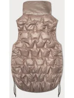 S'West Dámske krátke tričko bez rukávov so šnúrkami na bokoch Pearl Pink (B8358-51)
