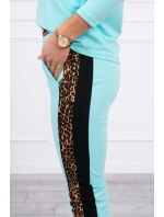 Mätová sada s leopardím potlačou