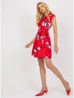 Dámske šaty LK SK 508939 červené