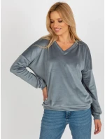 Mikina RV BL 8441.07P sivá